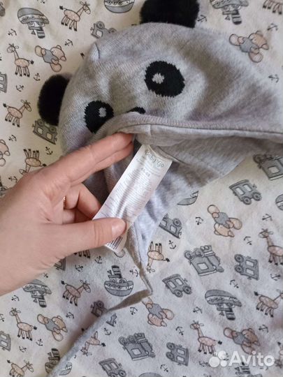 Шапка для мальчика демисезонная 46-48