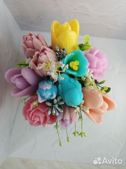 Цветы от всего сердца в подарочной упаковке