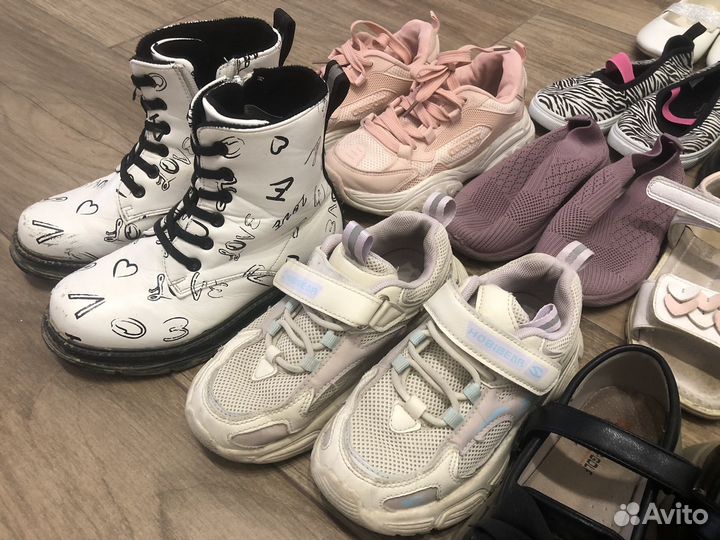 Детская обувь для девочек пакетом 29 30 31 32