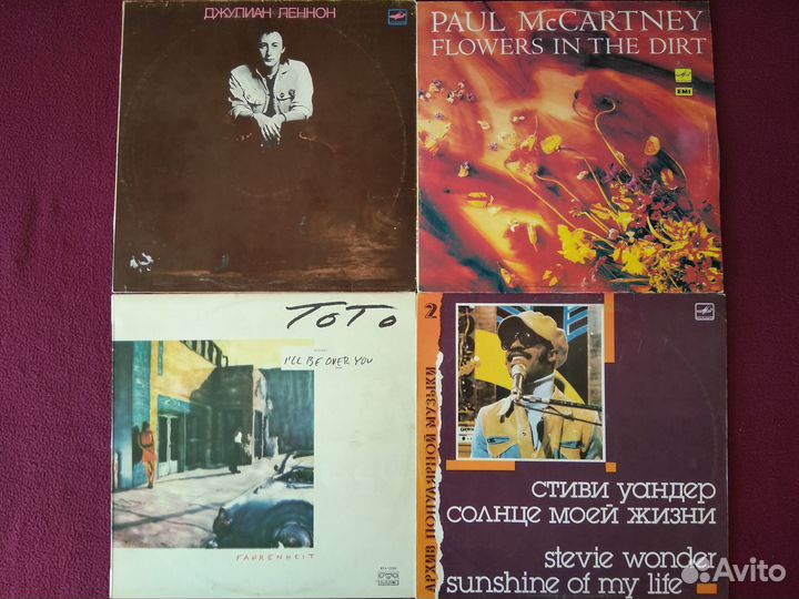 Грампластинки Stevie Wonder, Deep Purple, Elvis