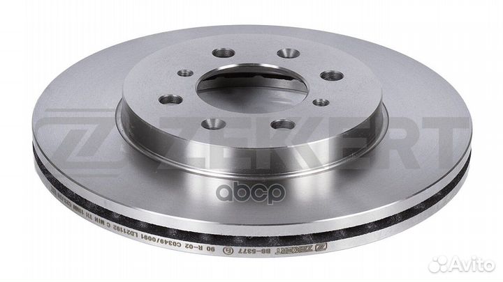 Диск торм. перед. Honda Jazz II 02- bs-5377