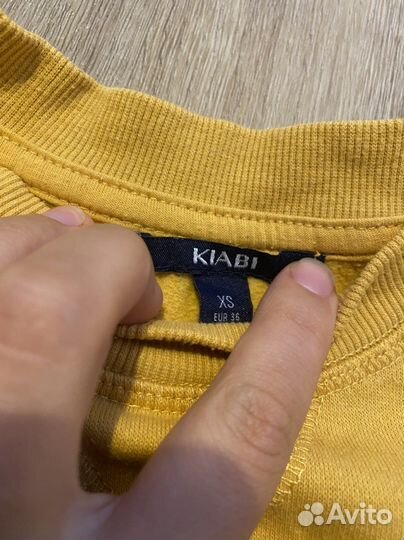 Свитшот горчичный