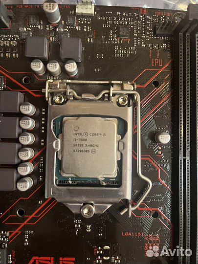 Процессор intel core i5 7500