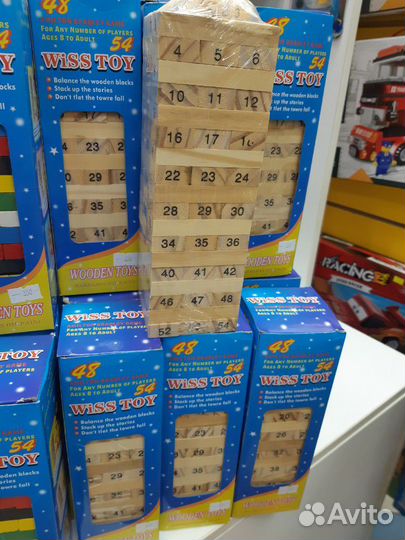 Дженга -падающая башня-настольная игра