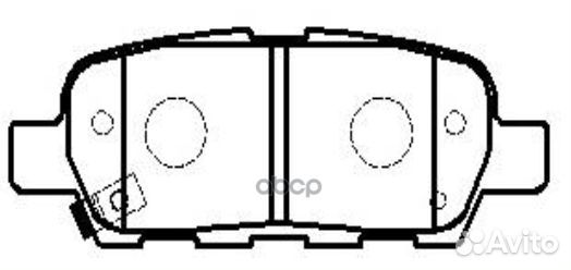 Колодки тормозные nissan X-trail/qashqai/tiida