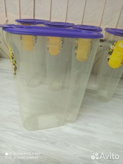 Набор контейнеров под сыпучие продукты бу