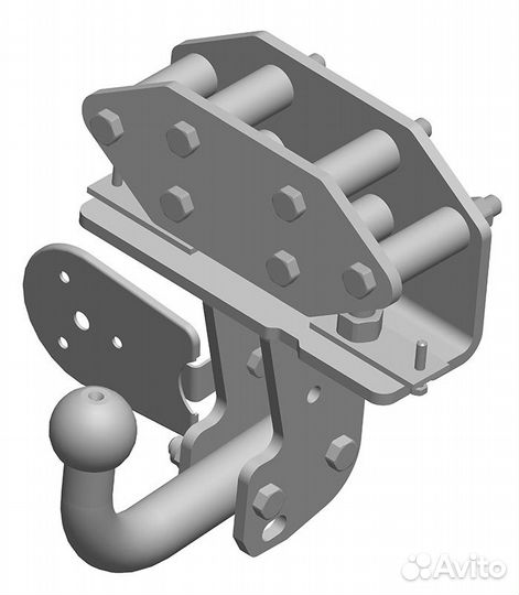 Фаркоп тсу Toyota LC 200 V8/Lexus LX 570 2007