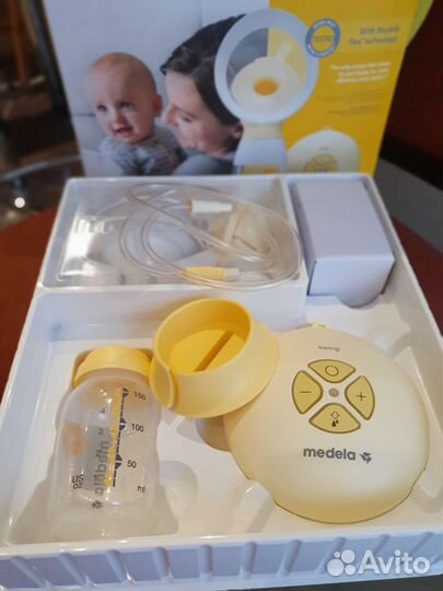 Молокоотсос medela swing flex электрический