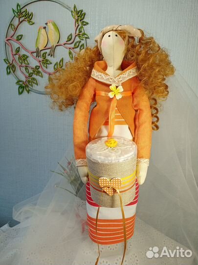 Кукла-держатель для ватных дисков