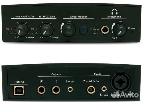 Звуковая карта EMU 0202 аудионинтерфейс