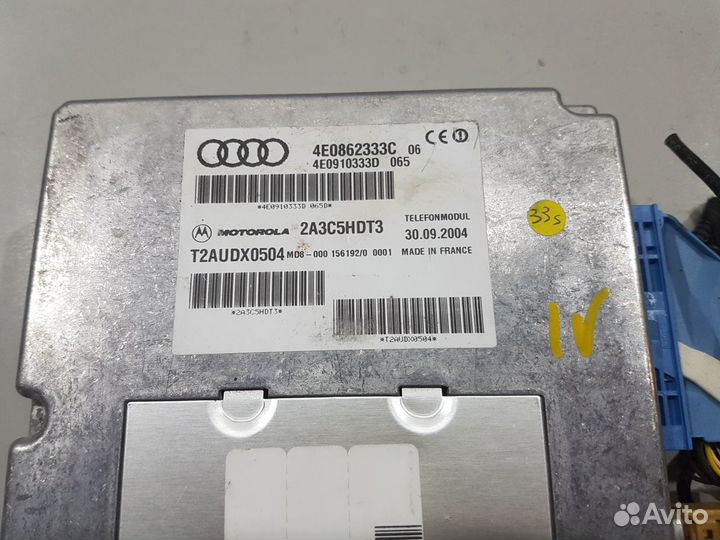 Блок управления телефоном ауди а8 audi a8