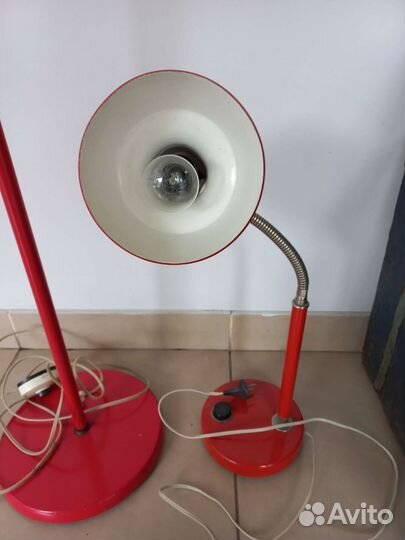 Торшер напольный и лампа винтаж СССР