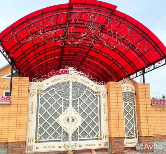 Навес из поликарбоната