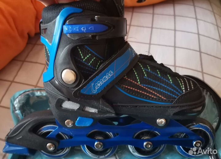 Роликовые коньки детские раздвижные