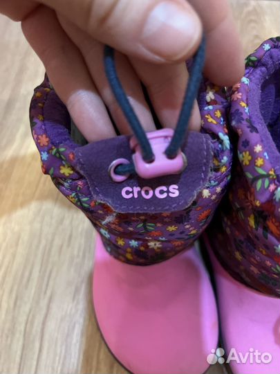 Резиновые сапоги crocs c8 (25 р) кроксы