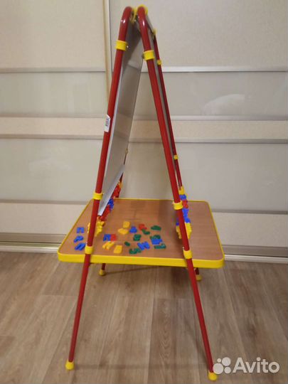 Мольберт, доска меловая, магнитная, столик