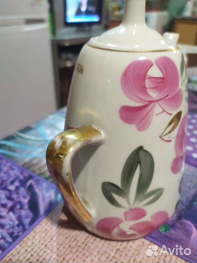 Заварочный чайник кофейник дулево СССР