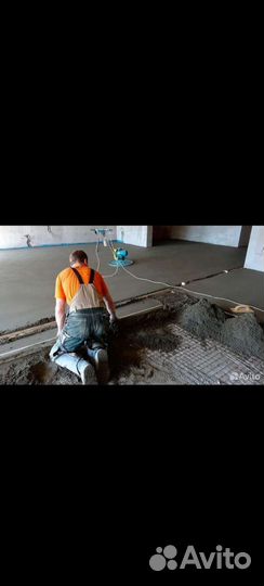 Полусухая стяжка пола под ключ