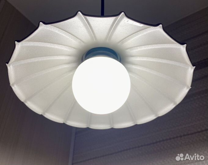 Люстра-подвес металл абажур