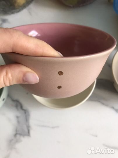 Набор тарелок глубоких. Керамика