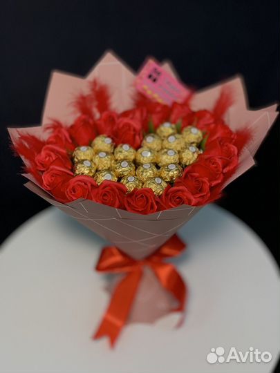 Букет из мыла на 8 марта