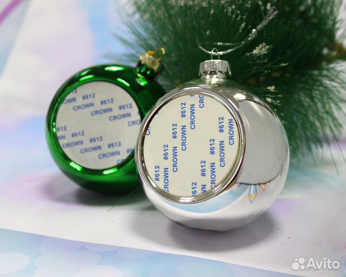 Шар елочный, заготовка для фото (сублимация)