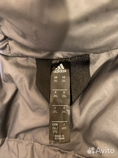 Пуховик мужской adidas originals