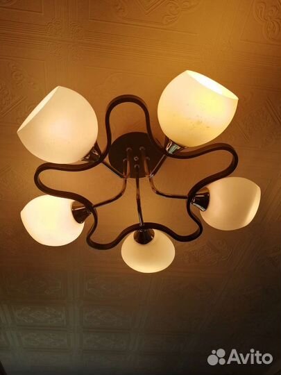 Люстра потолочная бу