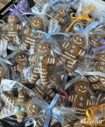 Пряники имбирные человечки