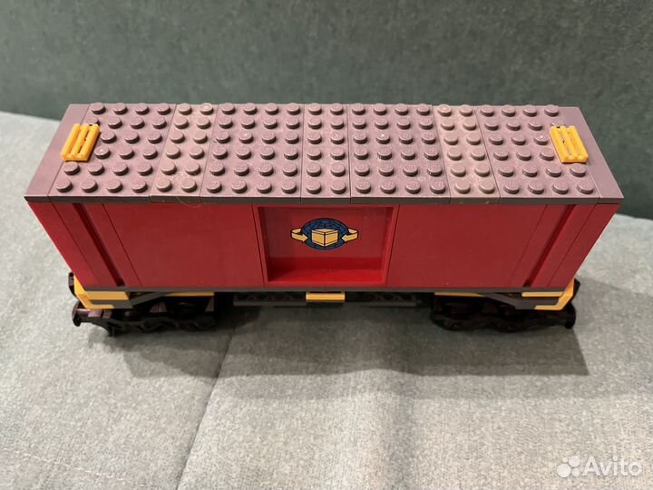 Lego 7939 Жёлтый грузовой поезд