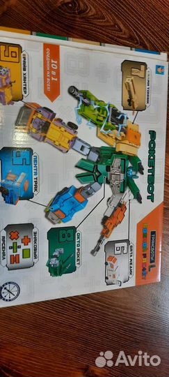 Трансботы цифры 0 - 10