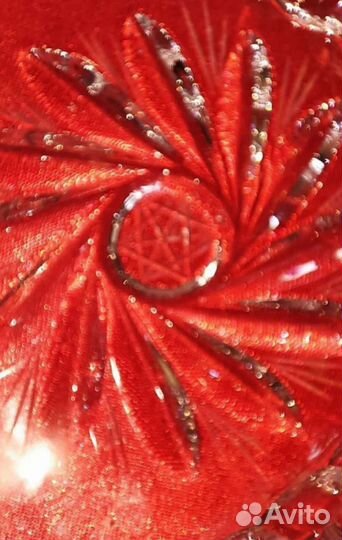 Блюдо-менажница хрусталь СССР 80-90г