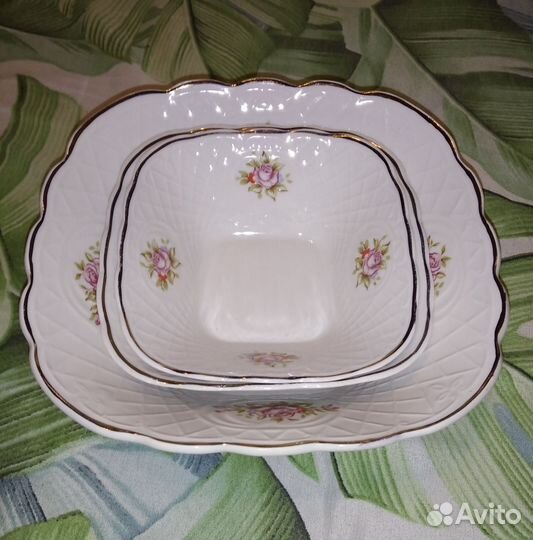 Набор салатников, фарфор Коростень 800 за 3шт