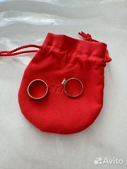 Кольца женские золоченное серебро