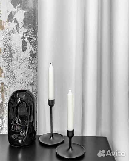 Шторы блэкаут Амадео платиновый новые пошив