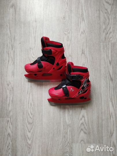 Коньки раздвижные 30-33