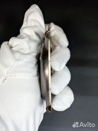 Пепельница Кремль квадратная 7,2 х 7,2 см метал