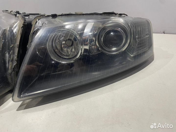 Комплект передних фар рестайлинг ауди а8 audi a8