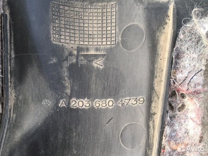 Накладка торпеды Mercedes W203 (3196)