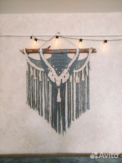 Панно, люстры, подвесы макраме / бохо стиль