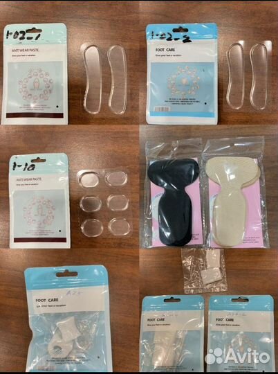 Набор Силиконовые носочки для Гелевая накладка