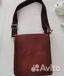 Мужская кожаная сумка-планшет Giorgio Armani