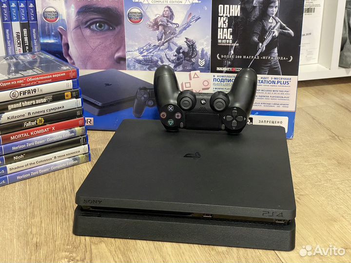 Sony PS4 Slim 1TB 3V Как новая