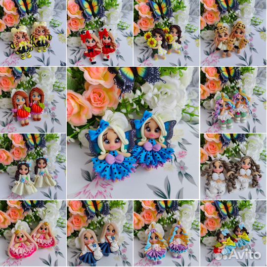 Куколки из полимерной глины