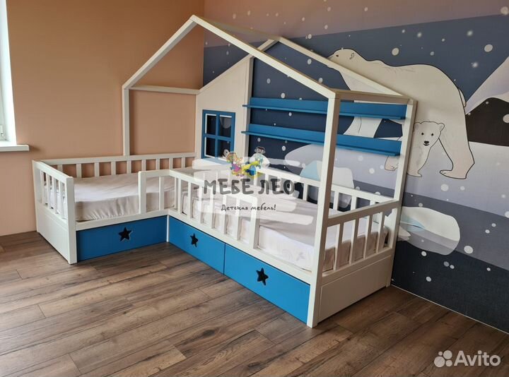 Детская кровать из массива