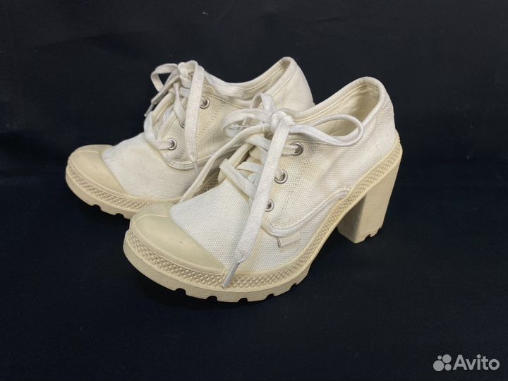 Кеды ботильоны на каблуке Palladium. Р. 35