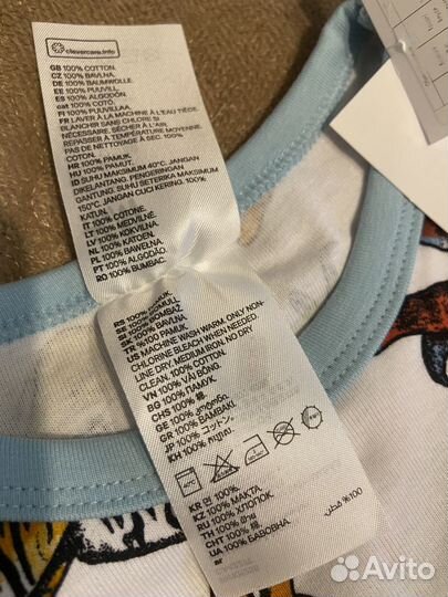 Летний детский костюм hm