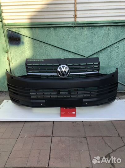 Бампер Передний VW Transporter T6 В Сборе