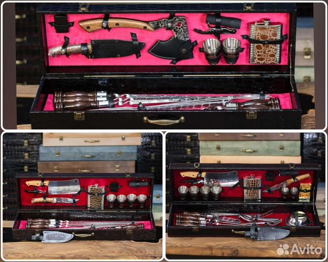 Набор шампуров для мужчины