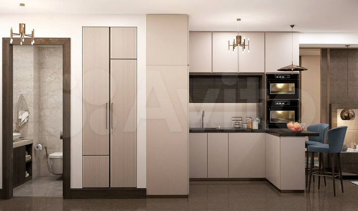 Квартира-студия, 40,1 м² (Грузия)